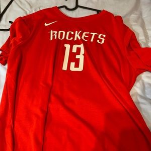 James harden Nike shirt rockets